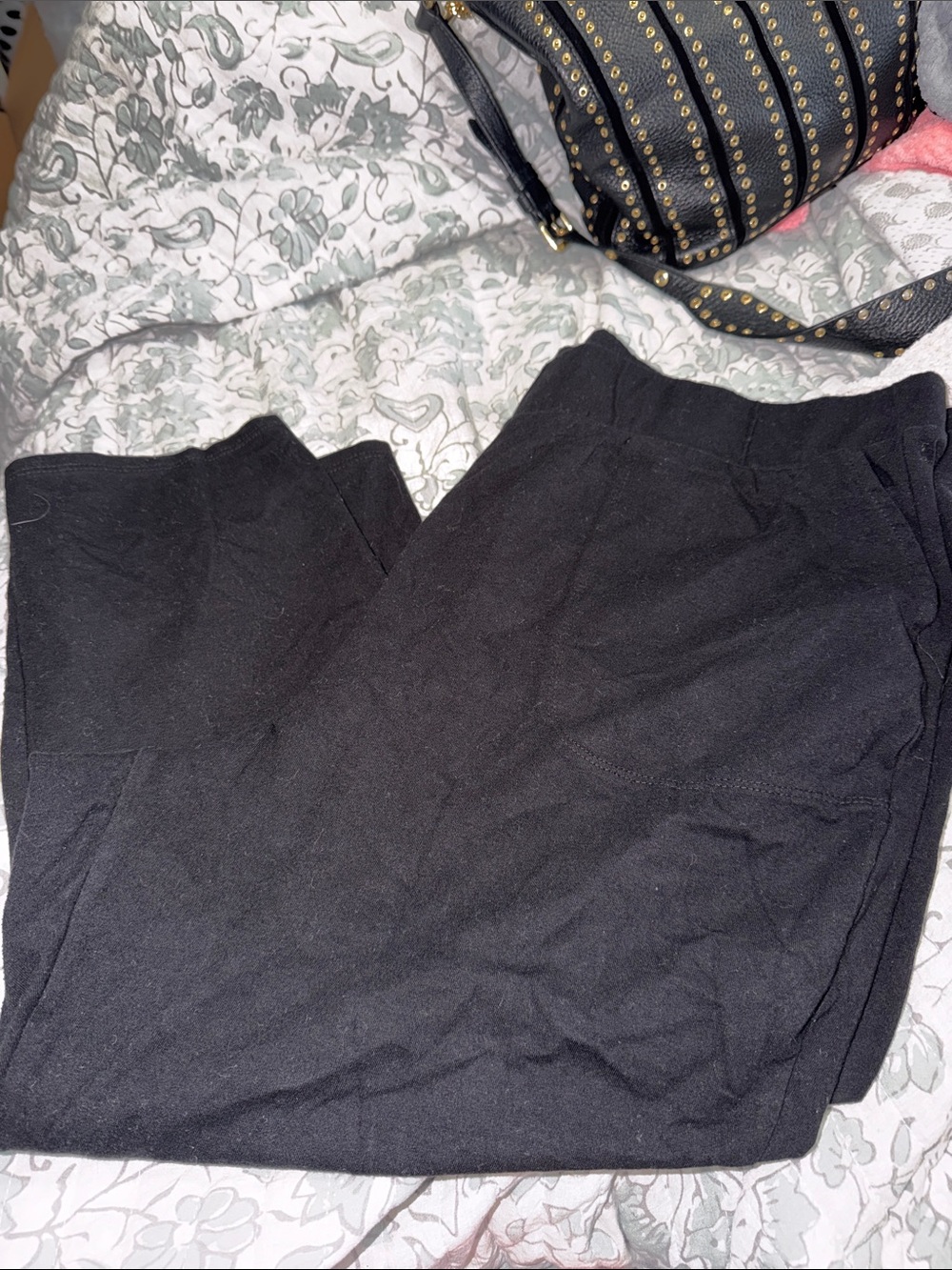 torrid Black capri Leggings with Elastic Waist